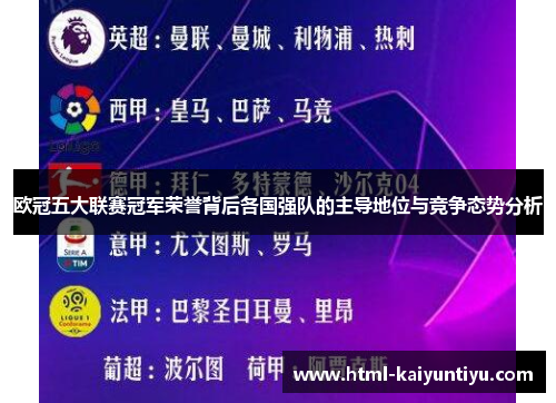 欧冠五大联赛冠军荣誉背后各国强队的主导地位与竞争态势分析